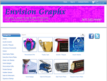 Tablet Screenshot of envisiongraphx.com